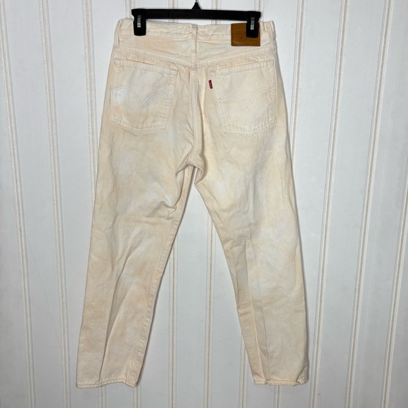 Levi's Women's Wedgie Straight Fit Denim In the Peach Jeans Sz 29 Tie-Dye - Picture 6 of 11